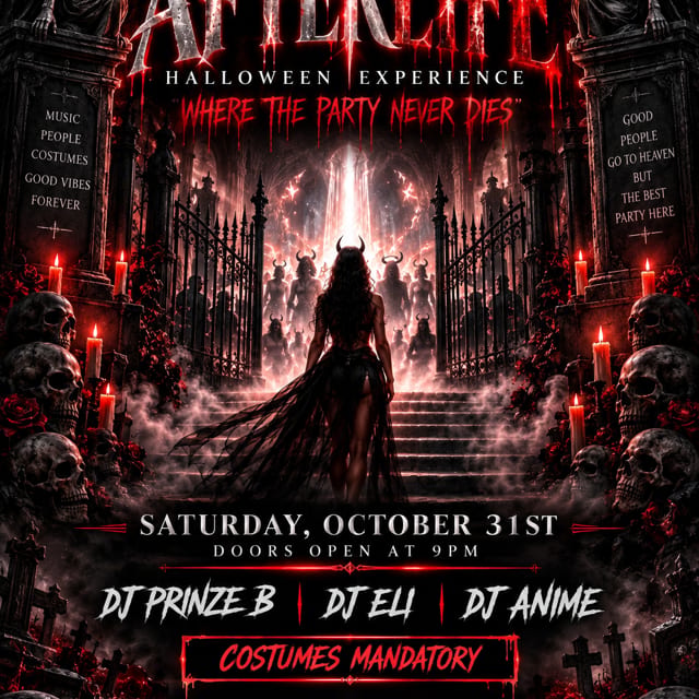 Afterlife: Nyack's Costume Halloween Bash w/ DJ Eli