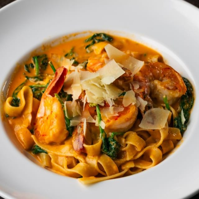 SHRIMP Macho Pasta.